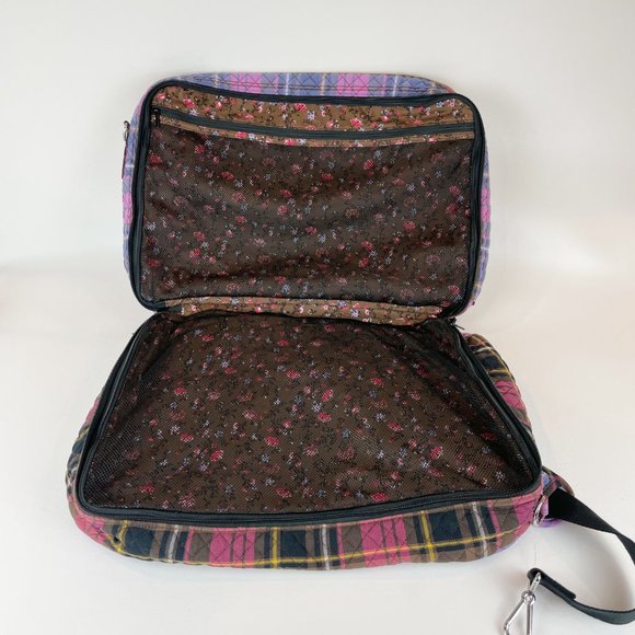 Vera Bradley Lay Flat Weekender Cozy Plaid - Picture 8 of 12